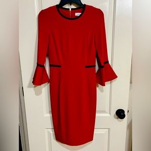 Calvin Klein EUC size 2 3/4 sleeve dress